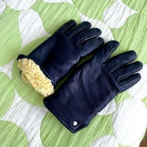 Shinola Detroit x Geier Leather Deerskin lined gloves — sz 7 — worn twice
